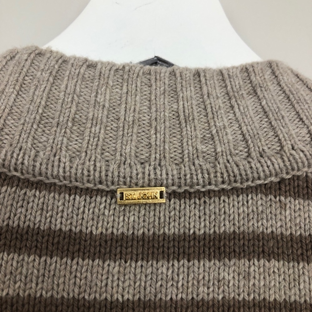 St. John Stripe Wool Blend Knit Sweater View 5